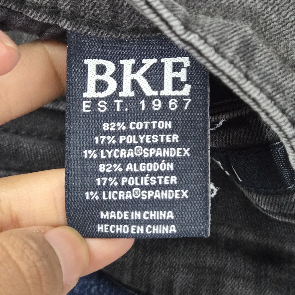 BKE Men Jeans 33X34 Gray Denim Jake Bootcut 30